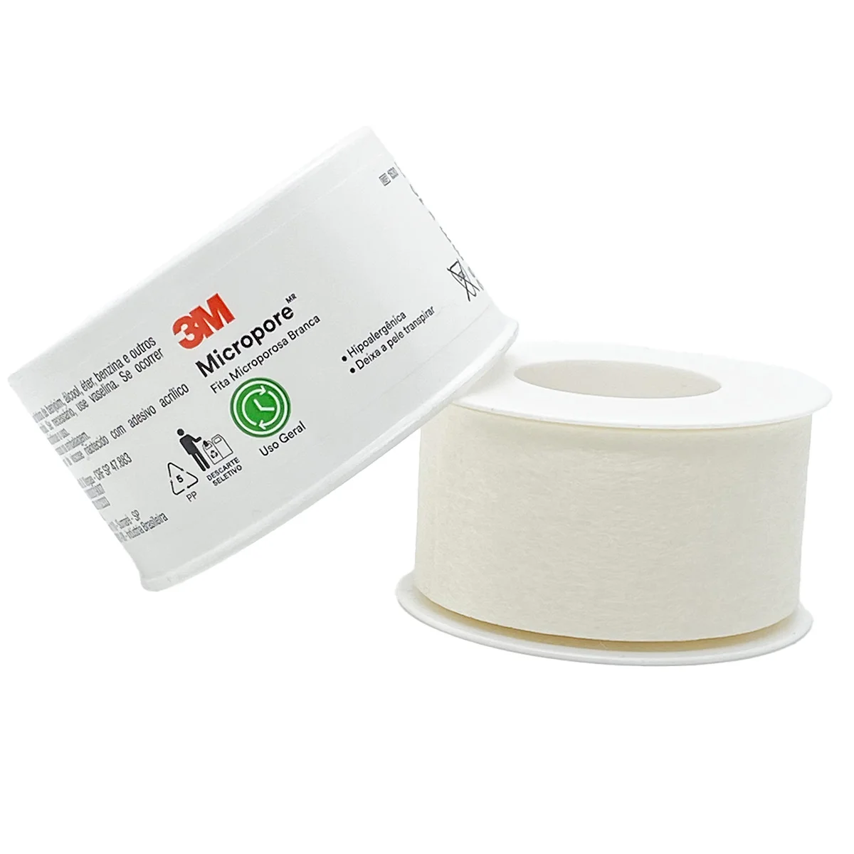 Fita Micropore 3M 25mm x 10M Hipoalergênica