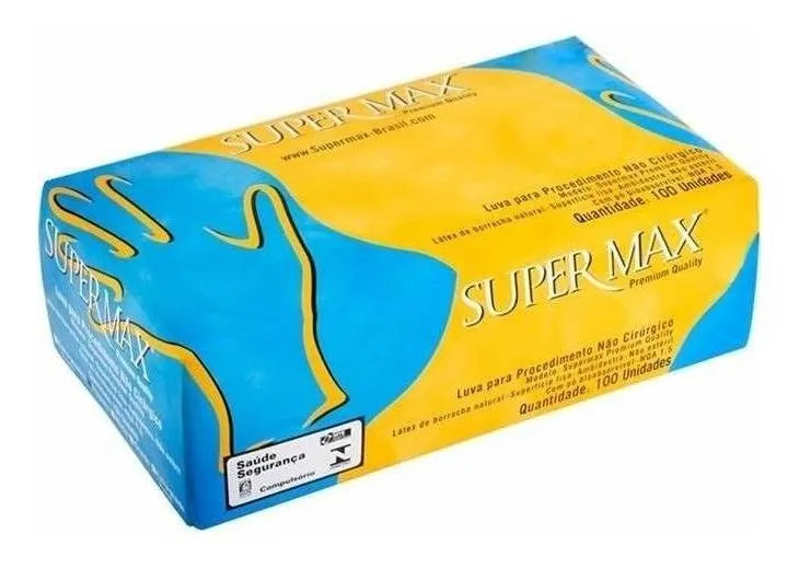 Luva Para Procedimentos Safemax LATEX Polimerizada S/ Pó