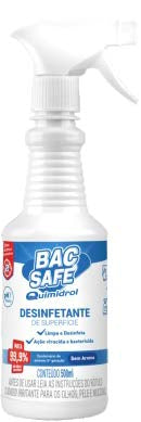 Desinfetante Para Superfícies Bacsafe Quimidrol 1L - Quaternário De Amônio