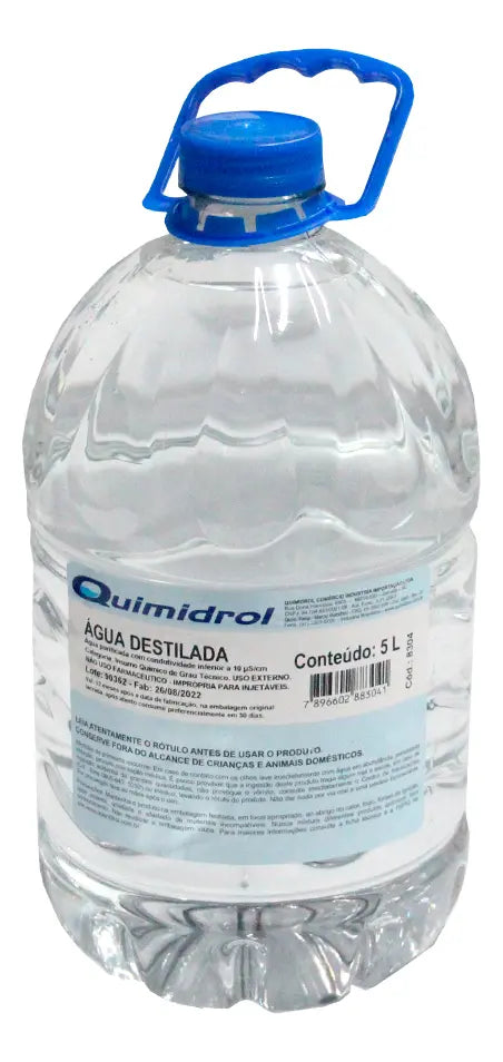 Água Destilada Para Autoclave Quimidrol 5L