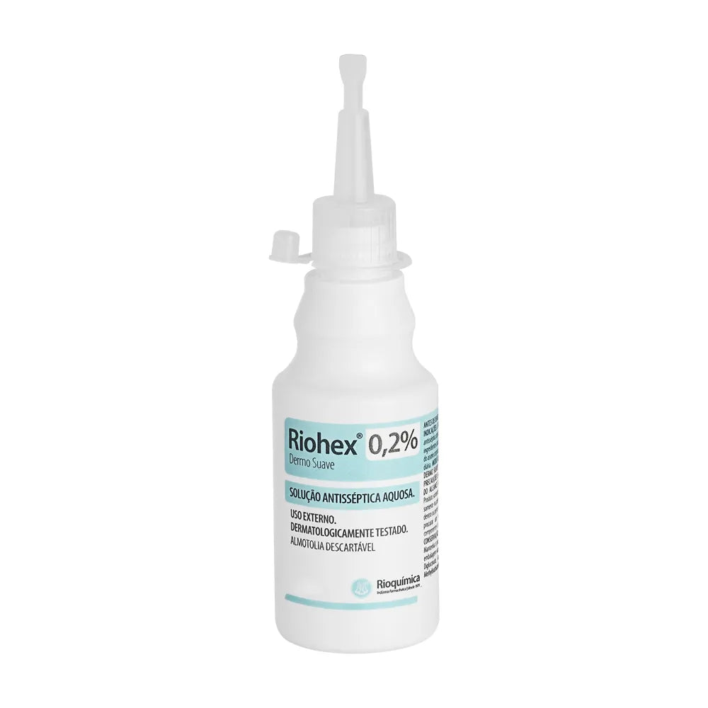 Clorexidina Alcoolica 0,5% 100Ml Rioquímica Corante Azul