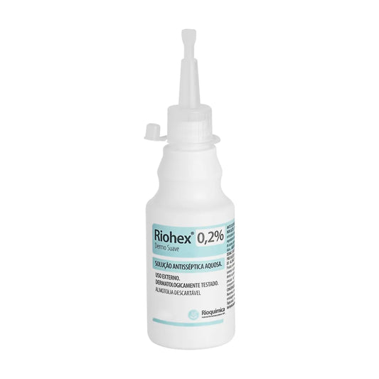 Clorexidina Alcoolica 0,5% 100Ml Rioquímica Corante Azul