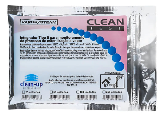 Integrador Tipo 5 Vapor 25Un Cleantest