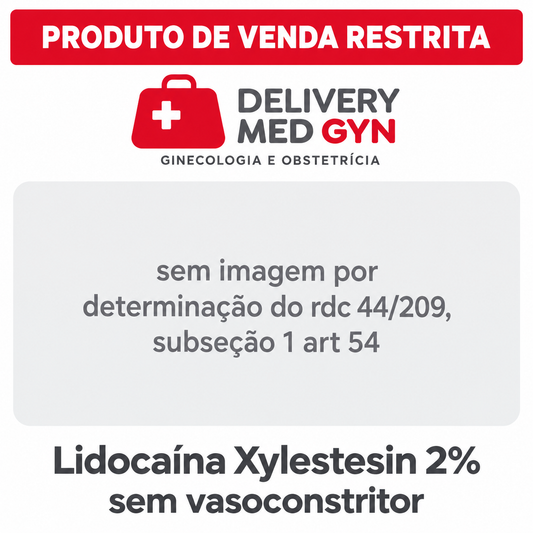 Lidocaína 2% Xylestesin Sem Vasoconstritor Cristália 20Ml