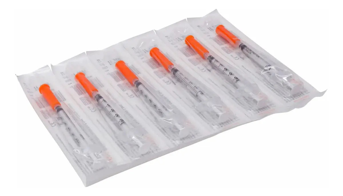 Seringa Para Insulina 5mm x 32G Uniqmed 50 Unidades